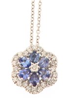 Collar Davite & Delucchi Mujer in Oro Zaffiro 1.20 Ct CLN012078 ZF - CLN012078 ZF